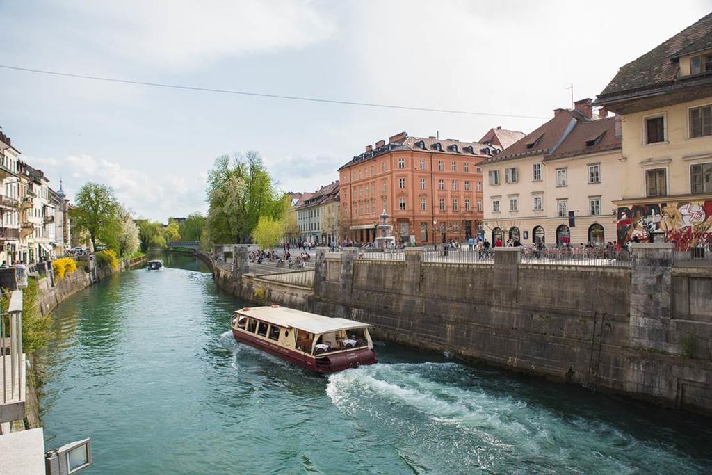 Cobblers Bridge Apartment Ljubljana Bagian luar foto